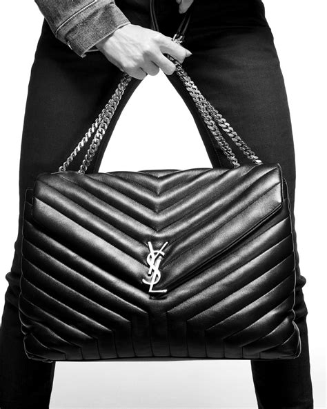 ysl borse lou lou|ysl leather shoulder bag.